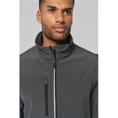 UNISEX detachable sleeves softshell jacket